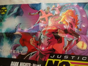 JUSTICE LEAGUE Promo Poster, 24 x 36, 2018, DC, FLASH, WONDER WOMEN Unused 189