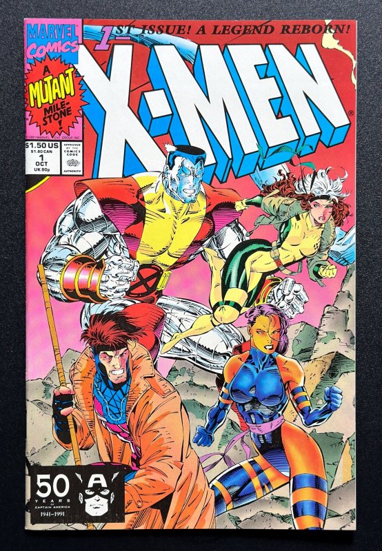 X-Men #1 Colossus and Gambit Cover (1991)