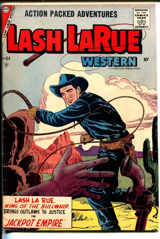 Lash LaRue Western #64  1961 - Charlton  -FN - Comic Book
