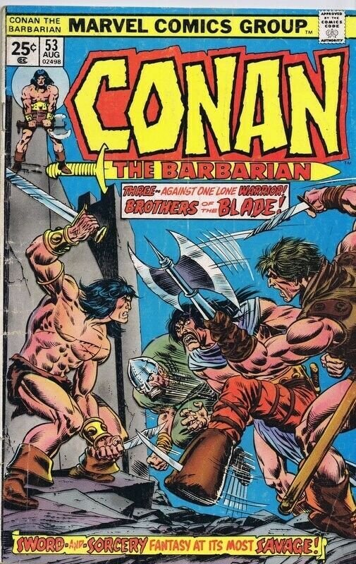 Conan the Barbarian #53 ORIGINAL Vintage 1975 Marvel Comics 