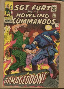 Sgt. Fury  #29 - Armageddon!! - 1966 (Grade 5.0/5.5) WH