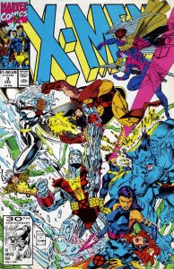 X-Men (2nd Series) #3 FN ; Marvel | Jim Lee