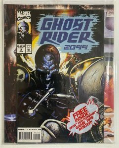 Ghost Rider 2099 #2 Marvel 8.0 VF (1994) with Sega poster 759606011575