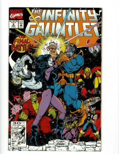 The Infinity Gauntlet Complete Marvel Comics LTD Series # 1 2 3 4 5 6 Thanos OF2