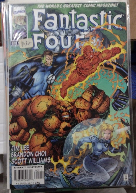 Fantastic Four  # 1  1996  MARVEL disney jim lee  HEROES REBORN