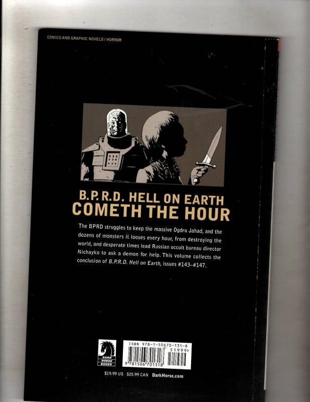 COMETH THE HOUR B.P.R.D. Hell On Earth Vol # 15 Dark Horse Comics Book TPB J350