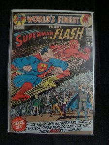 World's Finest Comics #198 Superman Races The Flash Part 1 Curt Swan Cover