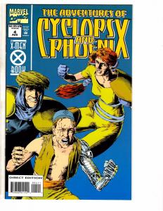 Lot Of 8 Cyclops & Phoenix Marvel Comic Books # 1 2 3 4 2 DIFFERENT Series J202