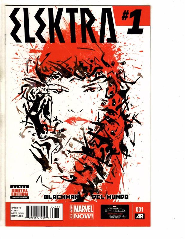 5 Elektra Marvel Comic Books # 1 2 3 4 5 NM Range 1st Prints Daredevil J268