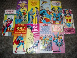 Neal Adam Superhero  Greeting card lot of 47- 1978- Batman- Superman