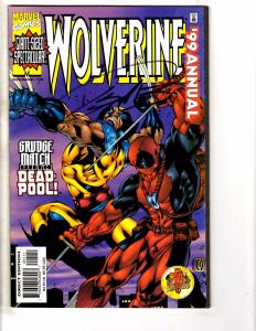 Wolverine Annual 1999 NM Marvel Comic Book SIGNED On Cover 1stPrint Deadpool BN1