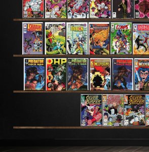 Huge Lot 140+ Comics with Silver Surfer, Shadowman, The H.A.R.D. Corps & More!