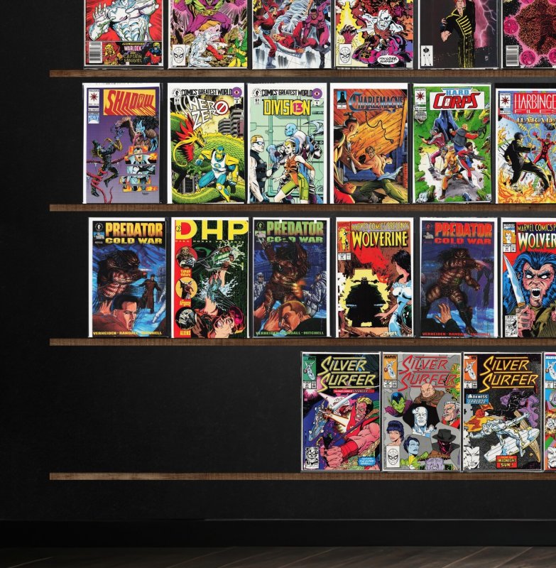 Huge Lot 140+ Comics with Silver Surfer, Shadowman, The H.A.R.D. Corps & More!