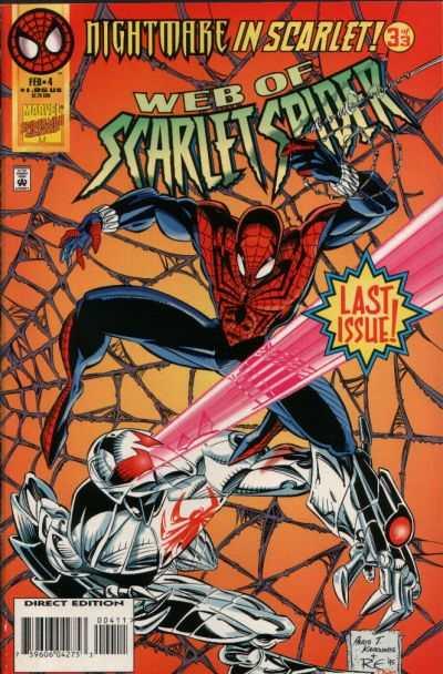 Web of Scarlet Spider #4, NM (Stock photo)