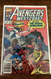 Avengers West Coast #70 Newsstand Edition (1991)