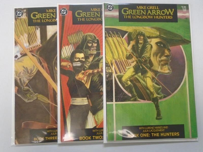 Green Arrow Set:#1-3, 8.0/VF (1987)