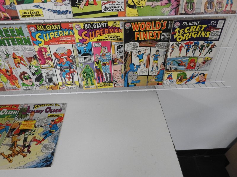 Lot of 66 Low Grade Comics W/ Superman, Lois Lane, Flash! See Description!