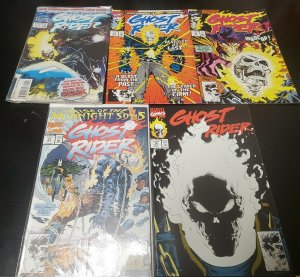5PC GHOST RIDER LOT (8.0) #15,31,33,37 ANNUAL #1!! 1992