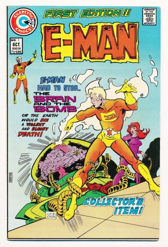 E-Man (1973 Charlton) #1-10 VG+ to VF+ Complete series