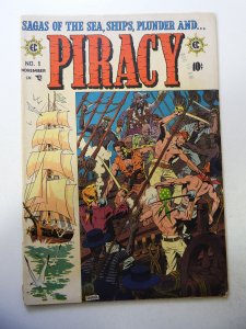 Piracy #1 (1954) VG Condition 1 cumulative spine split