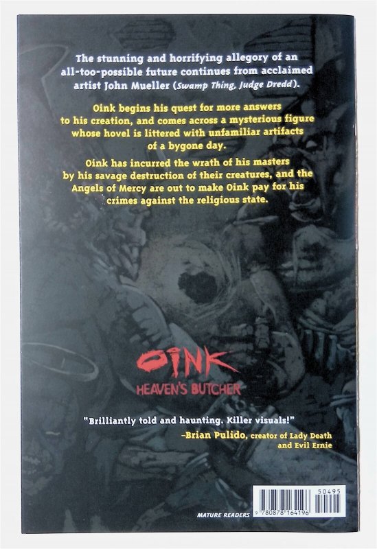 Oink: Heavens Butcher #2 (Feb 1996, Kitchen Sink) 9.0 VF/NM