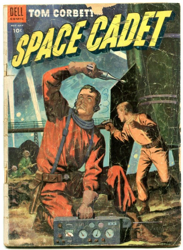 Tom Corbett, Space Cadet #10 1954-DELL COMICS-John Lehti- Ray gun cover FR