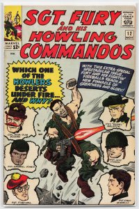 Sgt. Fury #12 (1964) Sgt. Fury and His Howling Commandos