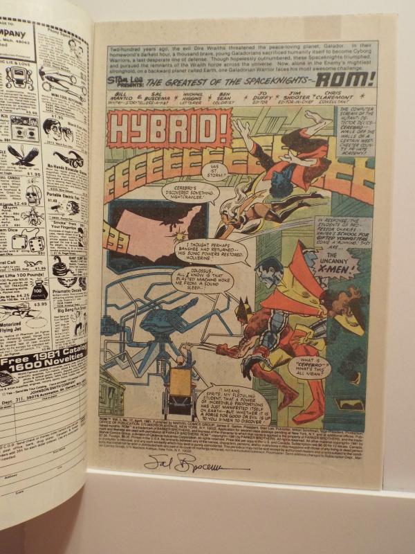 Rom (1979-1986 Marvel) #17, NM, 1st App. Hybrid, Signed Sal Buscema