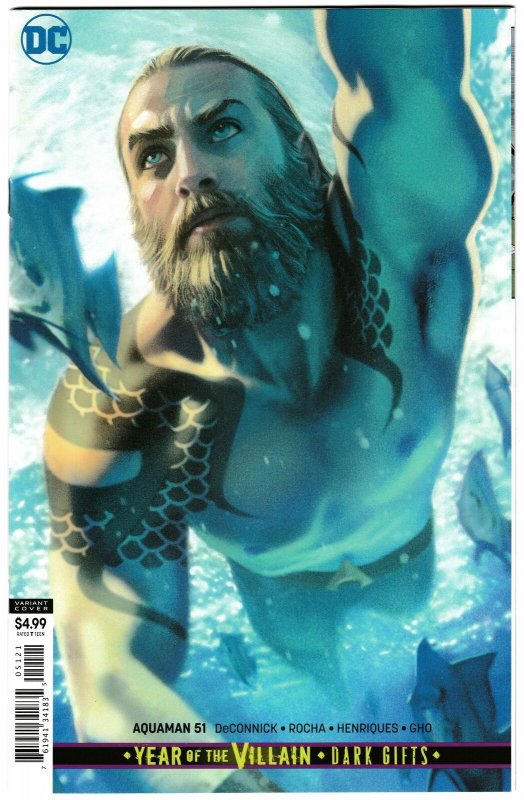 Aquaman #51 Middleton YOTV Card Stock Variant (DC, 2019) NM