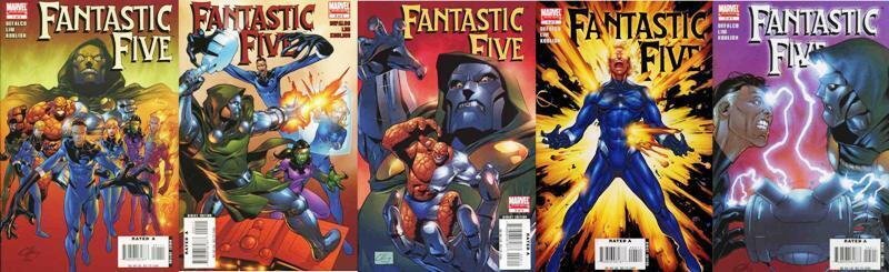 FANTASTIC FIVE (2007) 1-5  COMPLETE 2ND SERIES!