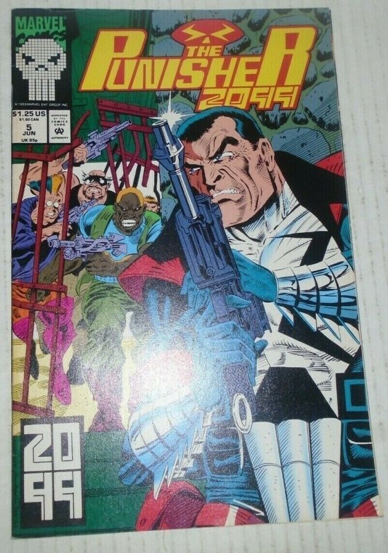 The Punisher 2099 # 5 June 1993 Marvel