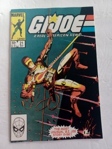 GI Joe A Real American Hero #21 - silent issue - 1st Stormshadow - 1984 - (-VF)