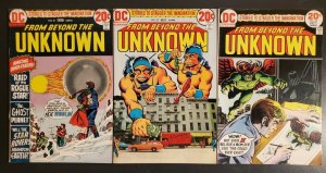 From Beyond the Unknown lot of 3, #21, 22, 24 (1973) higher grades 6.5/7.5 kg