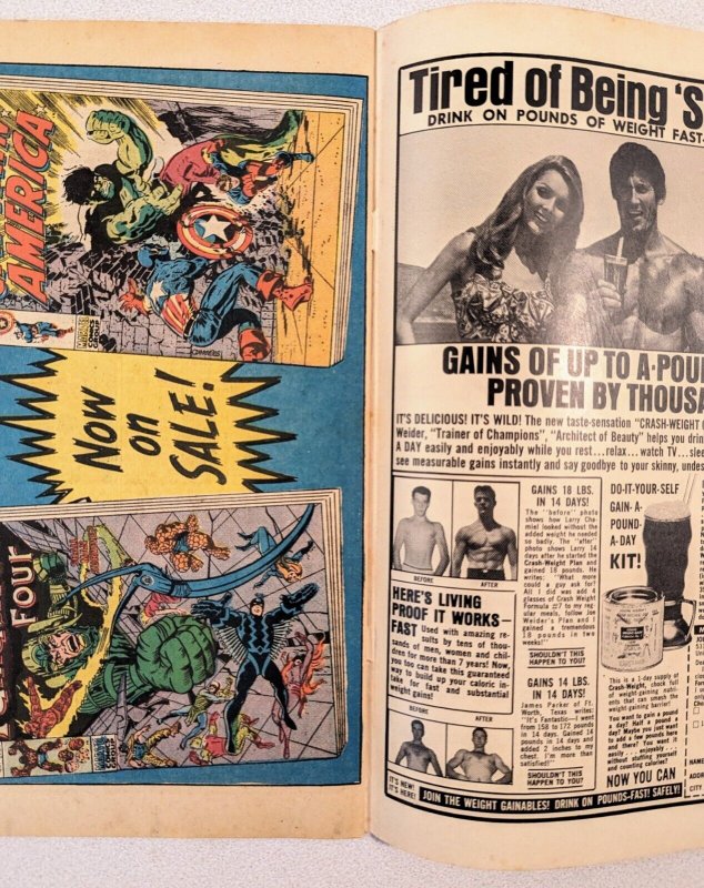 INCREDIBLE HULK #112 VG+ 4.5 ORIGIN & DEATH OF THE GALAXY MASTER