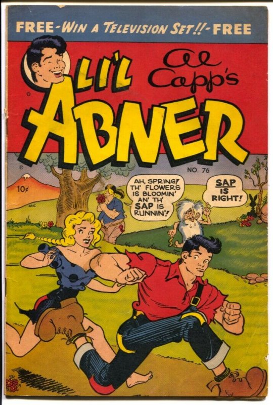 Li'l Abner #76 1950-Toby-Al Capp-Daisy Mae-VG 