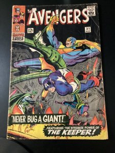 Marvel Comics, Avengers #31, (copy 1), 1966, Look!