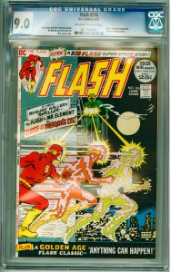 The Flash #216 (1972) CGC 9.0! OWW Pages!