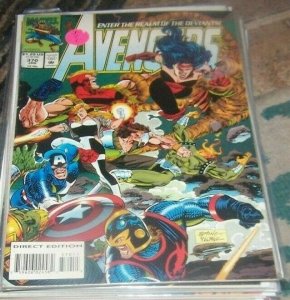 Avengers # 370 1994 marvel  eternals deviants sersi movie  black knight captain 