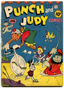 Punch and Judy #6 1946- Golden Age Funny Animals- restored G