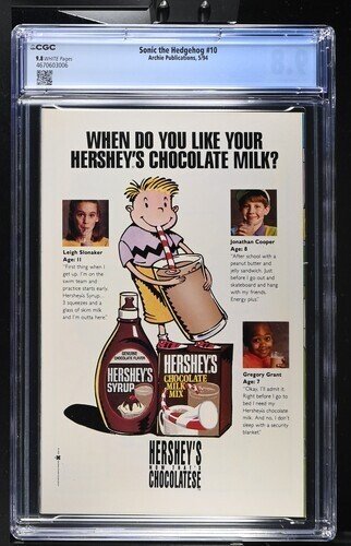 Sonic the Hedgehog #10 1994 Archie Publications CGC 9.8 White Pages 006