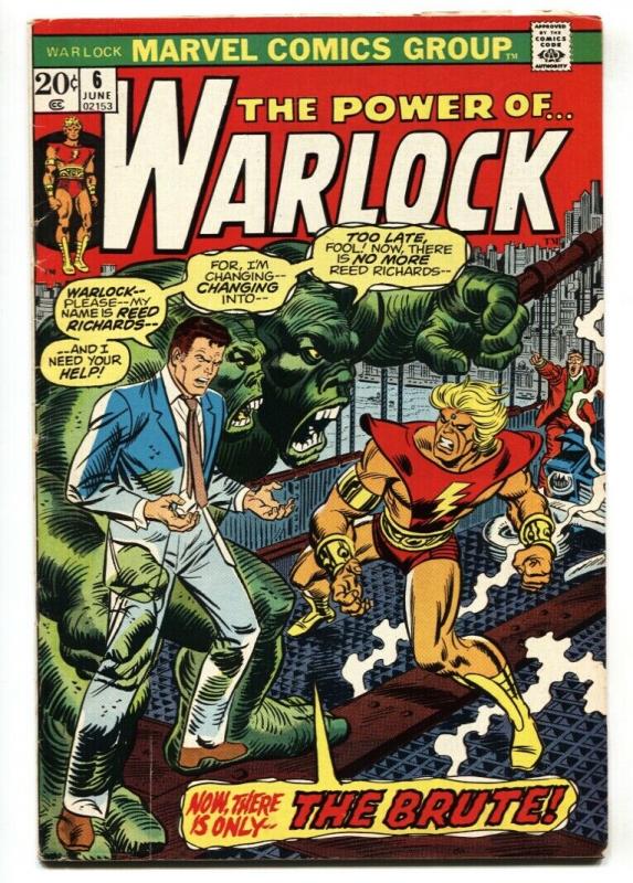 WARLOCK #6 1972-Marvel- comic book