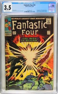 Fantastic Four #53 (1966) CGC Graded 3.5 First Appearance of Klaw