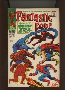 (1968) Fantastic Four #73: SILVER AGE! KEY ISSUE! WE COMBINE SHIPPING! (7.0/7.5)