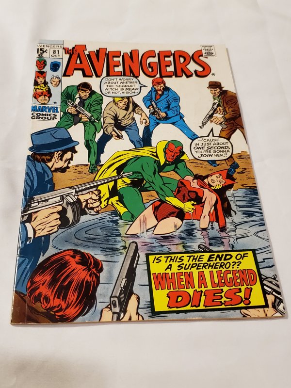 Avengers 81 VG/FN Cover by John Buscema