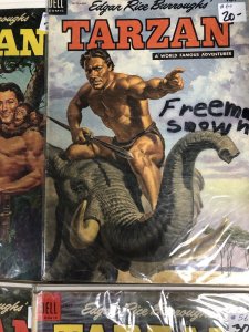Tarzan (1954) Set Issues # 54-62 + 64 • Dell Comics • Golden Age • Rice Burrough