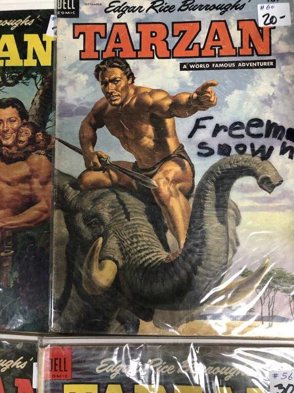 Tarzan (1954) Set Issues # 54-62 + 64 • Dell Comics • Golden Age • Rice Burrough