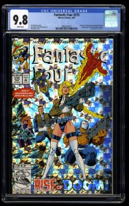 Fantastic Four #375 CGC NM/M 9.8 White Pages Holo-grafx Foil Cover!
