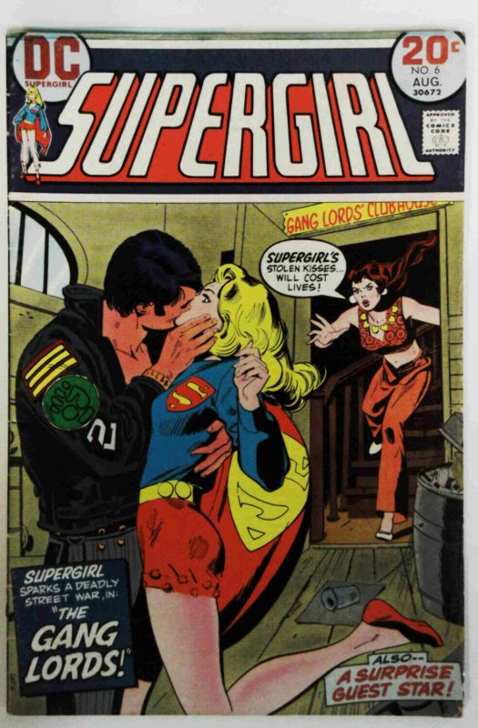 Supergirl #6  FN- condition The Gang Lords!  1973  DC Comic 