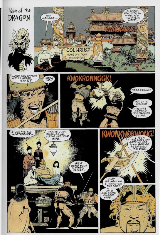 FAFHRD and the GRAY MOUSER 1 - 4 (1990-91) 8.5VF+  Complete Run! Mike Mignola!