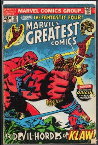 Marvel's Greatest Comics #40 (1973) Fantastic Four